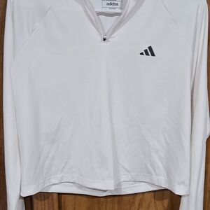Adidas White Long Sleeve Shirt